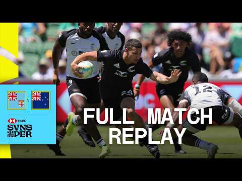 The most DRAMATIC SVNS match ever? | Fiji v New Zealand | Perth HSBC SVNS 2024 | Full Match Replay