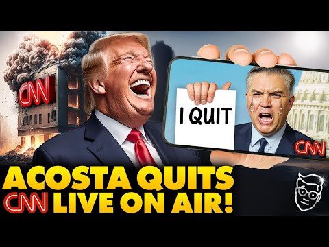 🚨 Jim Acosta QUITS CNN LIVE On Air in Hysterical Meltdown after Network Demoted Him | &#039;I&#039;m DONE!&#039;