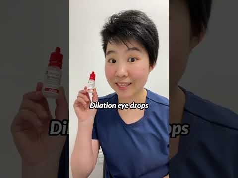 Dilation eye drops, what are they for? #eyedoc #eyeexam #shorts