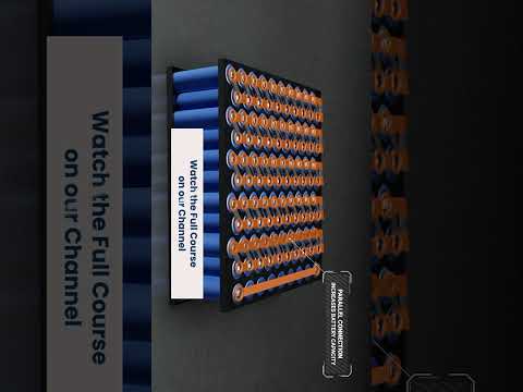 How are the Cells connected in an EV Battery?
