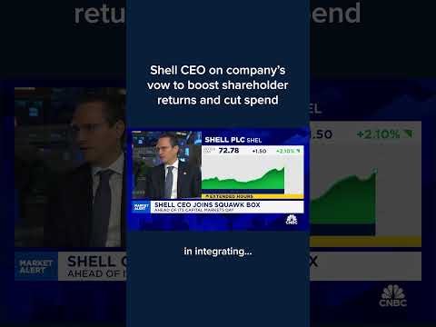 Shell CEO on company&#039;s vow to boost shareholder returns and cut spend